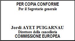 4. CONCLUSIONE Per questi motivi, la Commissione ha deciso di non sollevare obiezioni in merito al regime notificato poiché è compatibile con il mercato interno ai sensi dell articolo 107, paragrafo