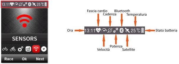 Impostazione della bicicletta È necessario impostare la circonferenza della ruota se si utilizza il sensore di velocità ANT +.