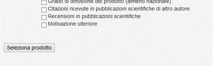 prodotto selezionato, era qualitativamente rilevante.