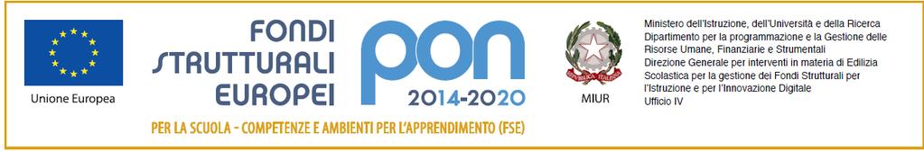 ALLEGATO AL DECRETO AVVISO PUBBLICO 2669 del 03/03/2017 SVILUPPO DEL PENSIERO COMPUTAZIONALE, DELLA CREATIVITÀ DIGITALE E DELLE COMPETENZE DI CITTADINANZA DIGITALE Fondi Strutturali