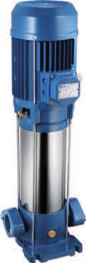 condizionamento; sistemi di lavaggio. Stainless steel multistage vertical pumps.