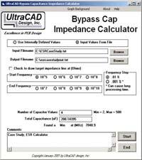 Calcolo capacità di bypass Distribuzione dei clock http://www.ultracad.com/esr_calc.