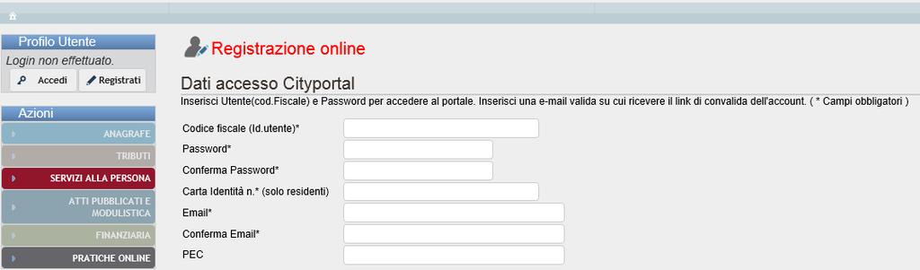 Inserire il codice fiscale del genitore richiedente,