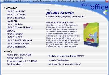 All apertura, il CD-ROM espone la videata di figura A con le varie opzioni disponibili.