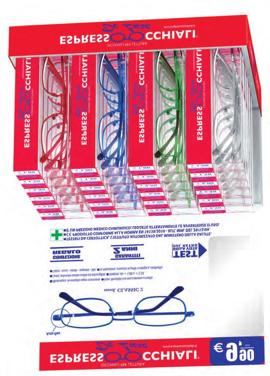 Completo di specchio, test per autodiagnosi della vista. 17 Kit OO DE LUXE mod.