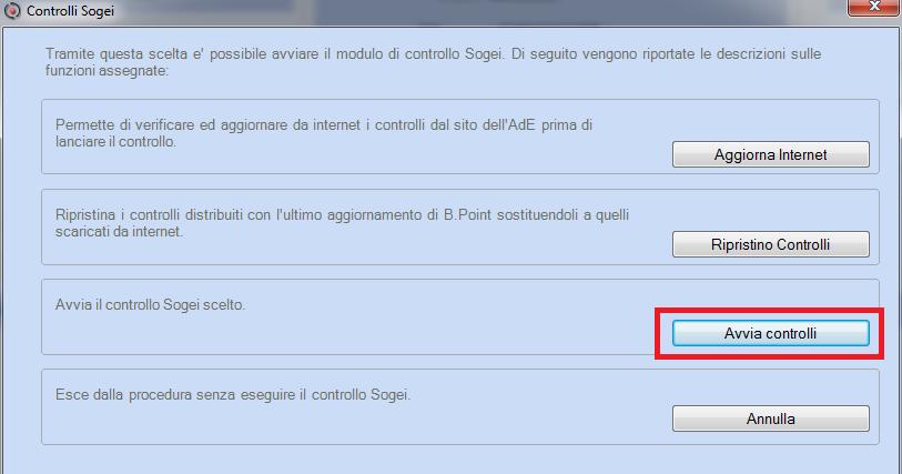 Flusso Operativo: Controlli Sogei Per verificare che i dati caricati in dichiarazione siano corretti, accedere alla scelta Stampe Ministeriali CS Controlli