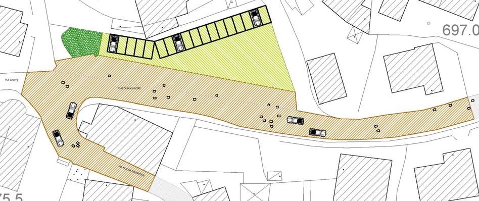 PIANO DI SICUREZZA E COORDINAMENTO PAG. 22 deciso di rifare la pavimentazione di una parte della piazza con cubetti in porfido.