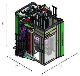 BREMA VEKTOR 15 CS Ingombro macchina X Y Z mm mm mm 2750 3100 4130 Dimensioni minime pannello lavorabile 300 x 40 x 8 (4 opt) Dimensioni massime pannello lavorabile * x 1300 x 80 * La movimentazione