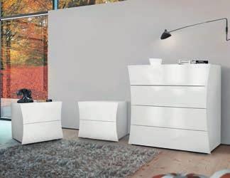 220 H.218 P.64 cm, letto, coppia di comodini www.