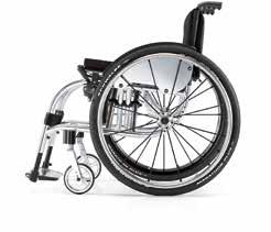L armonia, l originalità e l eleganza del design, caratterizzano la volontà di coniugare qualità tecniche e funzionali con raffinatezza e stile. Ultra lightweight folding-frame wheelchair.