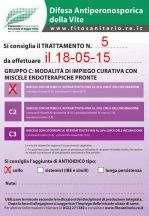 L aggiornamento in tempo reale, sulla tempistica dei trattamenti da effettuare e sulle tipologie di prodotti (modalità d impiego) è consultabile sul sito http://www.fitosanitario.re.it/ o attraverso i manifesti dislocati in diversi punti di affissione della provincia (cantine, caseifici, bar, Comuni ed altri luoghi).