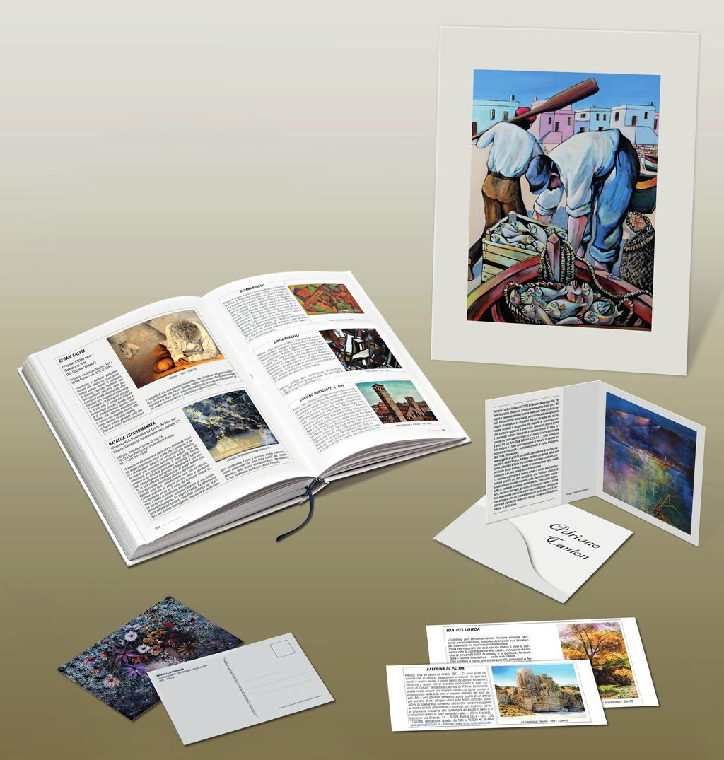 3 1 - L Elite, catalogo d arte compreso nel costo di pubblicazione 2-100 cartoline a colori 10,5x15 cm con verniciatura UV 3-25 stampe