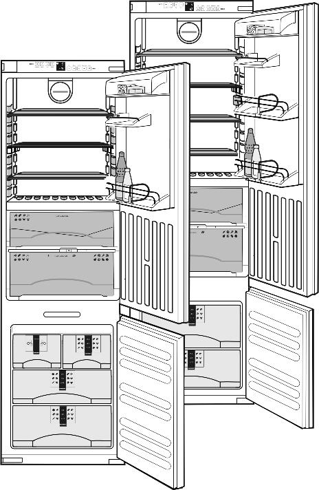 Istruzioni per l uso e per il montaggio Combinazione frigorifero-congelatore, con