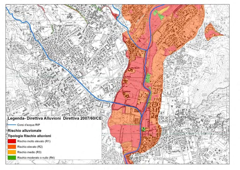 Il rischio alluvione in Lombardia Il caso di Bergamo Il numero di abitanti coinvolto dal rischio alluvione elaborazione Sede Regione