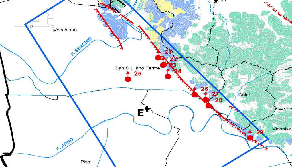 Regione Toscana, Cosvig in collaborazione con UGI. (2005) - Valutazione delle risorse geotermiche a media e bassa temperatura della Toscana Rapporto finale di fase 1.