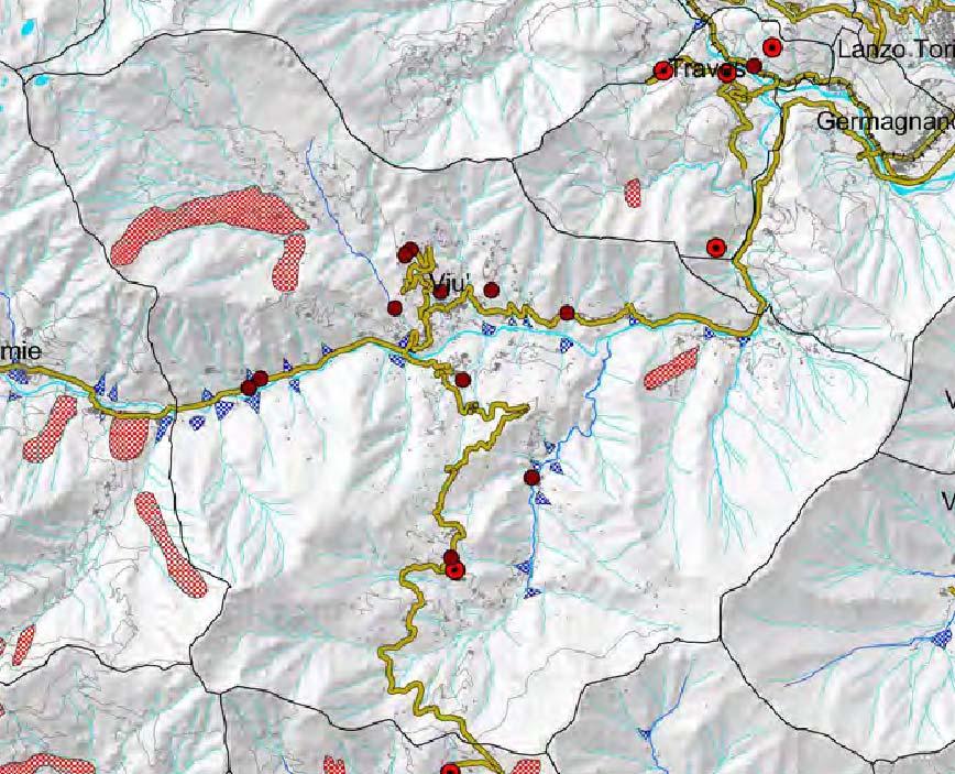 Il Piano Provinciale di Emergenza di Protezione Civile della Provincia di Torino (oggi Città Metropolitana di Torino) alla Tavola n.