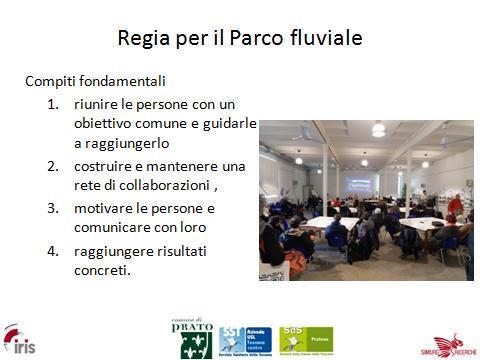 Tra i principali aspetti emersi dal progetto Riversibility: - Luogo sociale - Spazio per gioco, ricreazione, sport - Occasione di salute e prevenzione - Infrastruttura per la mobilità - Parco