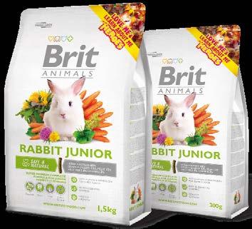 Rabbit Junior Complete Proteine 16% / Grassi 3% Cibo completo Super Premium per conigli giovani (4-20 settimane).