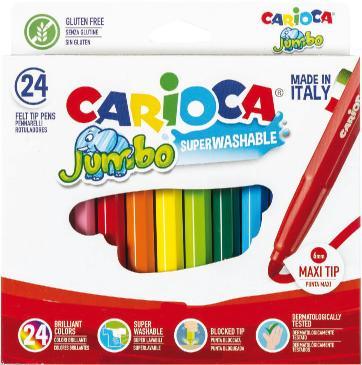 colori 24 PENNARELLI JUMBO CARIOCA a