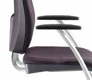 Support Headrest Height adjustable back support with up&down system; high resistance plate with plastic cover (PE).