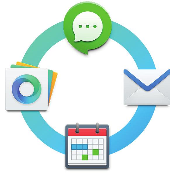 le e-mail e implementare la produttività. Synology Calendar consente di gestire le programmazioni del team e di organizzare le attività quotidiane senza problemi.