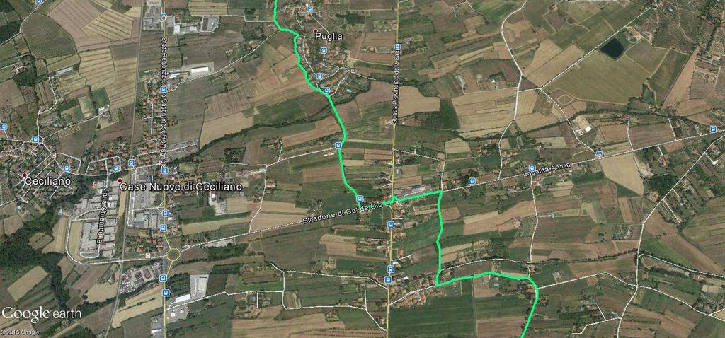 Sempre con lo scopo di evitare il traffico, sempre più intenso avvicinandoci ad Arezzo, continuiamo a seguire il tracciato proposto.