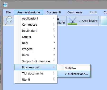 Gestione avanzata Business unit Questa implementazione permette di