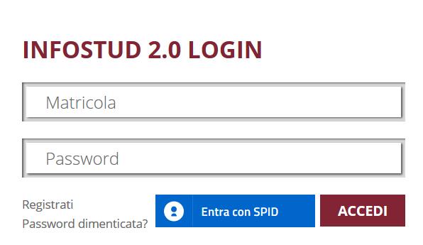 INIZIAMO! Collegati su Infostud 2.