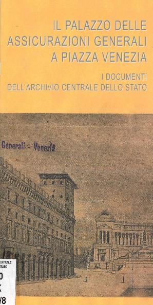 Roma, Ministro per i Beni e le Attività Culturali, Archivio Centrale dello Stato, 2006, [14] c., ill. Quaderno n. 8 Collocazione 10.K.