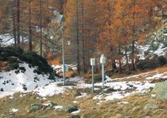 Nella stazione di Ayas - Alpe Aventine sono presenti un pluviometro a vaschette basculanti e un pluviometro a pesata.