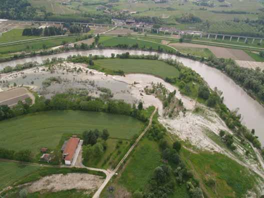 2 Salvaguardare i processi di erosione spondale 1.3 Salvaguardare le forme dell'alveo e della piana inondabile, coinvolte dai processi idromorfologici fluviali attivi 1.