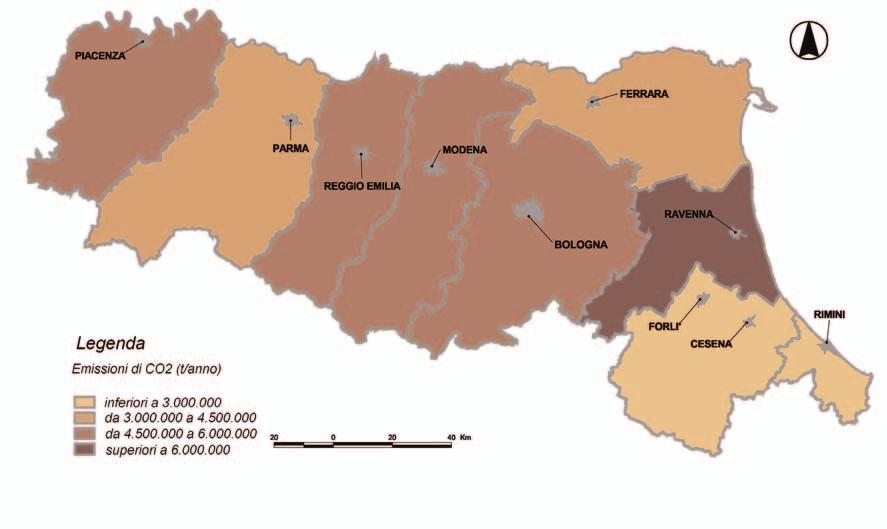 Grafici e tabelle Camb.uso suolo e foreste 4% Agricoltura 11% Rifiuti 3% Proc.Industriali 3% Energia 79% Energia Proc.Industriali Agricoltura Camb.uso suolo e foreste Rifiuti Figura 2.