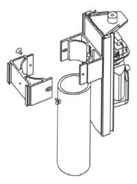 6.2 Posa ed altezza di installazione Per il fissaggio a parete è consigliato l utilizzo delle staffe SAN/PL quando si effettua la protezione di varchi (finestre, porte, ) lungo la parete, onde