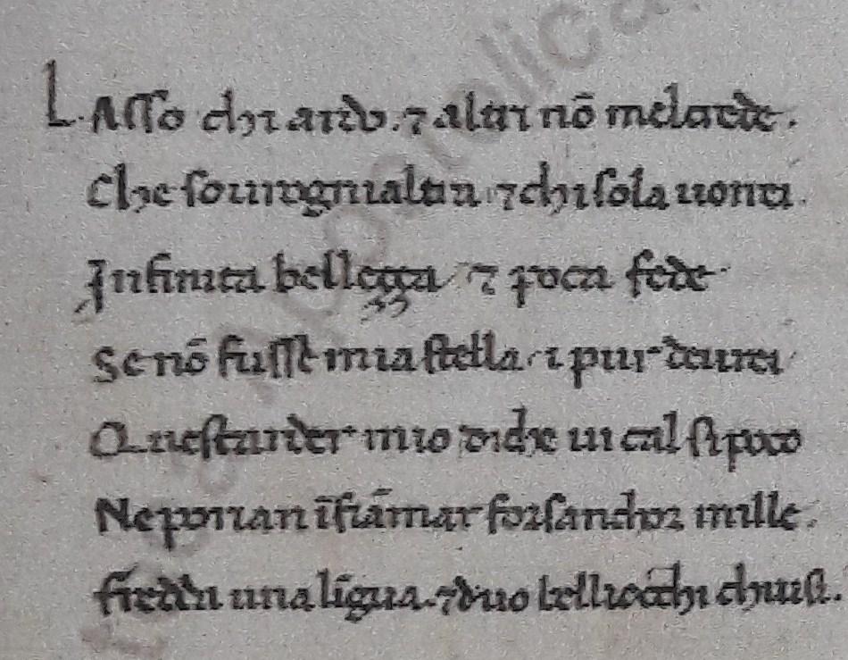 La periodizzazione della textualis. III fase: il periodo tardo (dal sec.