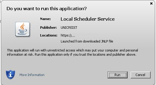 Il pulsante Scarica come Servizio di Windows ci permette di fare in modo che il Local Scheduler, precedentemente installato in locale, possa essere eseguito come un servizio del S.O. Windows. Il servizio Windows, così creato, si lancerà automaticamente il Local Scheduler ad ogni riavvio del sistema operativo.