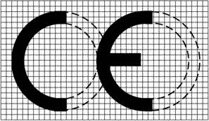 Allegato III Marcatura CE di conformità La marcatura CE di conformità è costituita dalle iniziali «CE», secondo il simbolo grafico che segue: In caso di riduzione o di ingrandimento della marcatura