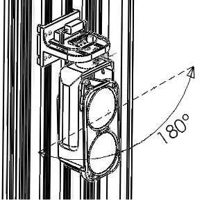 8. Tramite una rotazione COMPLETA sull asse orizzontale dell ottica RICEVITORE, si effettua lo SCANNING del segnale ottico. 9.