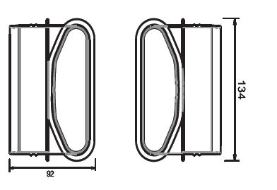 133x52 mm.