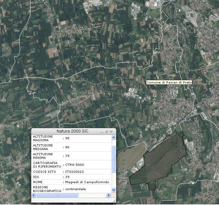 2. Impatti su SIC/ZSC/ZPS potenzialmente interessati Pasian di Prato è comune dotato di un piano regolatore generale comunale adeguato alle leggi regionali 52/1991 e 19/2009, oltre che al decreto