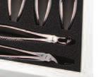 SET 12 pcs: includes 2 additional forceps, the cow beak