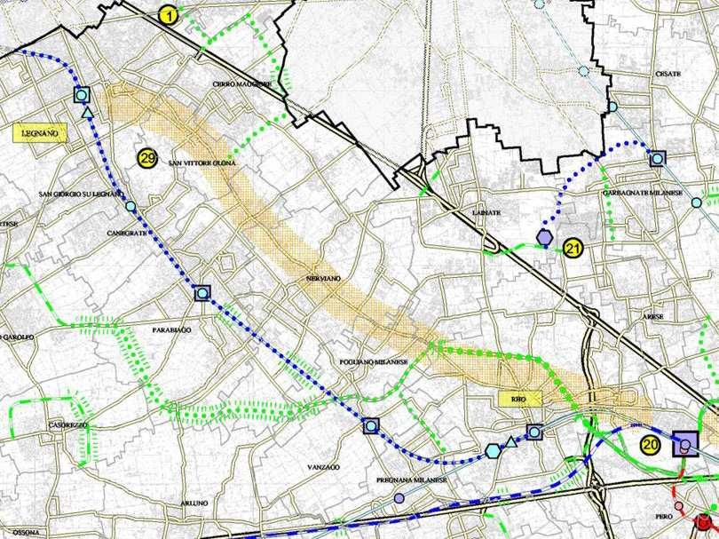 POSSIBILE EVOLUZIONE DELLA RETE DI TRASPORTO Al fine di ricostruire un possibile sviluppo dell area territoriale presa in esame, è possibile fare riferimento agli strumenti di pianificazione e