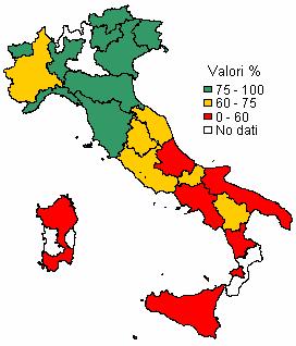 ER e Pool 2009 Copertura della mammografia negli ultimi 2 anni nelle donne 50-69enni (n. 7.