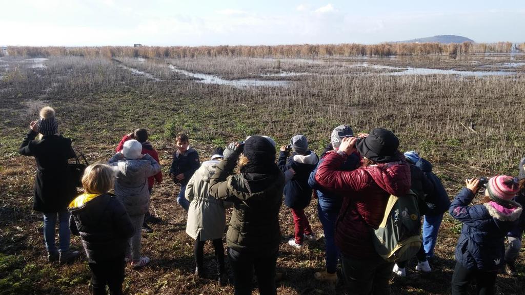 La visita all Oasi La Valle ha invece consentito agli alunni di