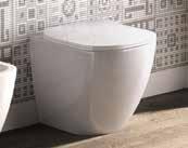 FASTER filo parete + P33 Bidet FASTER back to wall + P33 Cm 53x37x42 FAR20 Peso/weight: 23 kg Packing: A 10 / B 20 / C 16 001 bianco/white