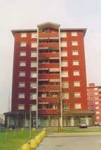 Via Stelvio, 65 9. L AMBIENTE SOCIALE 1993 32 (4 appartamenti x 8 piani); - tip.a e B mq. 86,80 + balcone - tip.c e D mq. 83,53 + balcone (superficie balcone mq.