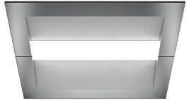 fluorescenti compatti T5 CL97 Finitura pannelli: Acciaio specchiato Murano (H) Acciaio satinato Oro (SS1)