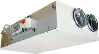 Centrali di trattamento aria Centrale per installazione a soffitto DFE Compact micro-watt nuovo comando Tac Touch VANTAGGI Unità ad alta efficienza. Motore a controllo elettronico micro-watt.