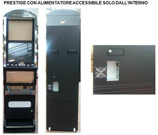 PRESTIGE SPECIFICHE: Larghezza: Profondità: Altezza: Peso: 50 cm 35,5 cm 193 cm 95 Kg CUSTOM E PERSONALIZZAZIONI I Cabinet possono avere testatine in acciaio, fiancate