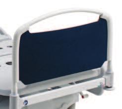 Head/foot board: AC65/1 made out of Technopolymer, in alternative available AC65 madew out in technopolymer and HPL panel ABS removable panels for the bed surface. Shock position. No. 4 Bumper.