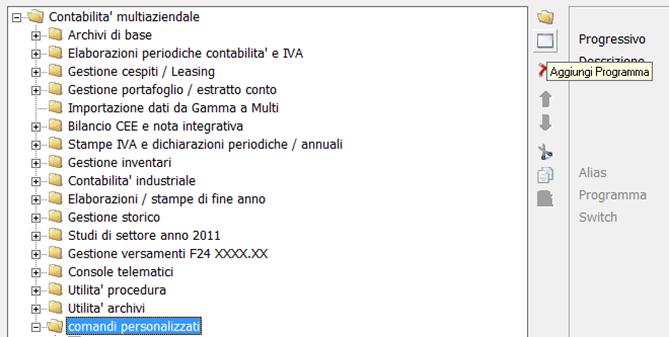 Risposte a domande frequenti Descrizione Dopo aver abilitato le ACLAPG non riesco ad eseguire dalle procedure gestionali il comando STSCALCxx (per installazione moduli client F7 e test di calcolo